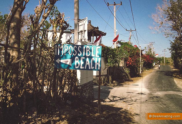The Sign - Impossible Beach Bali