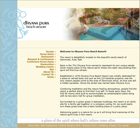 Dhyana Pura Beach Resort