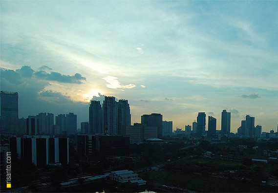 Embracing evening at Kuningan, Jakarta