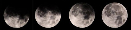 Fullmoon and lunar eclipse