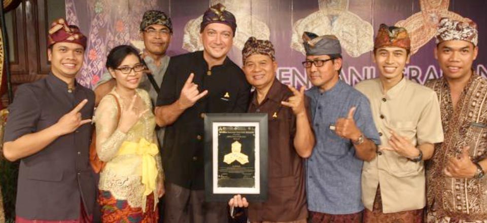 Hard Rock Hotel Bali is a Proud Platinum Winner at Tri Hita Karana Tourism Award 2015