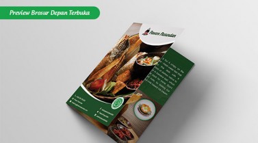 Simple Food Photography for Flyer & Roll-up Banner